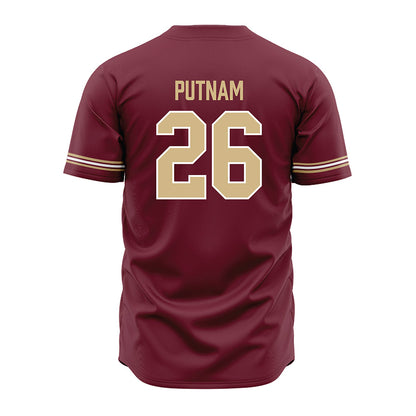 FSU - NCAA Baseball : Eli Putnam - Garnet Jersey-1