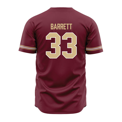 FSU - NCAA Baseball : Ben Barrett - Garnet Jersey-1