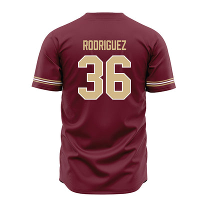 FSU - NCAA Baseball : Mookie Rodriguez - Garnet Jersey-1
