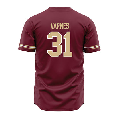 FSU - NCAA Baseball : Braxton Varnes - Garnet Jersey-1