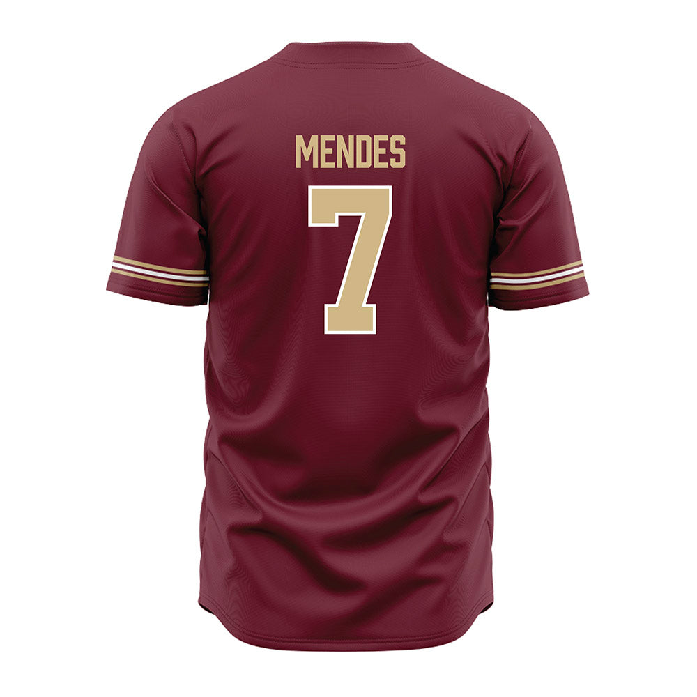 FSU - NCAA Baseball : Wes Mendes - Garnet Jersey-1