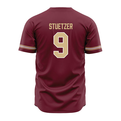FSU - NCAA Baseball : John Stuetzer - Garnet Jersey-1