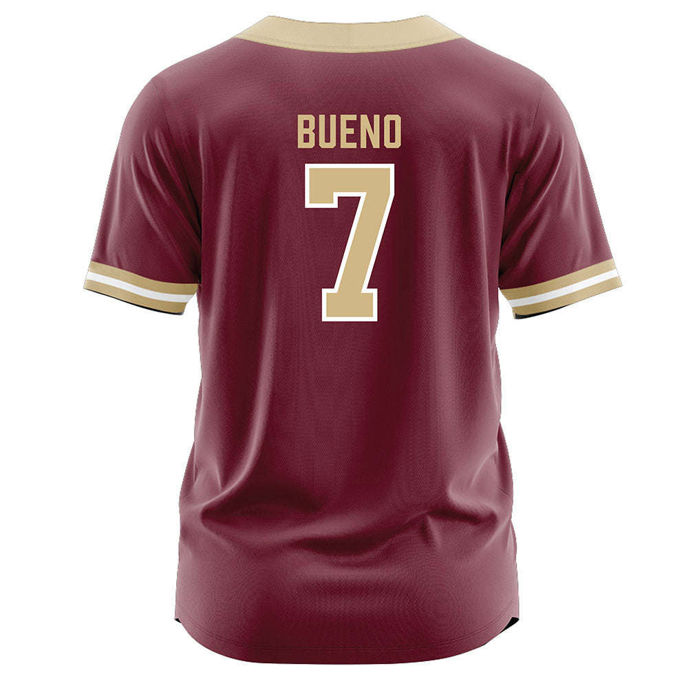 FSU - NCAA Softball : Angelee Bueno - Garnet Jersey-1