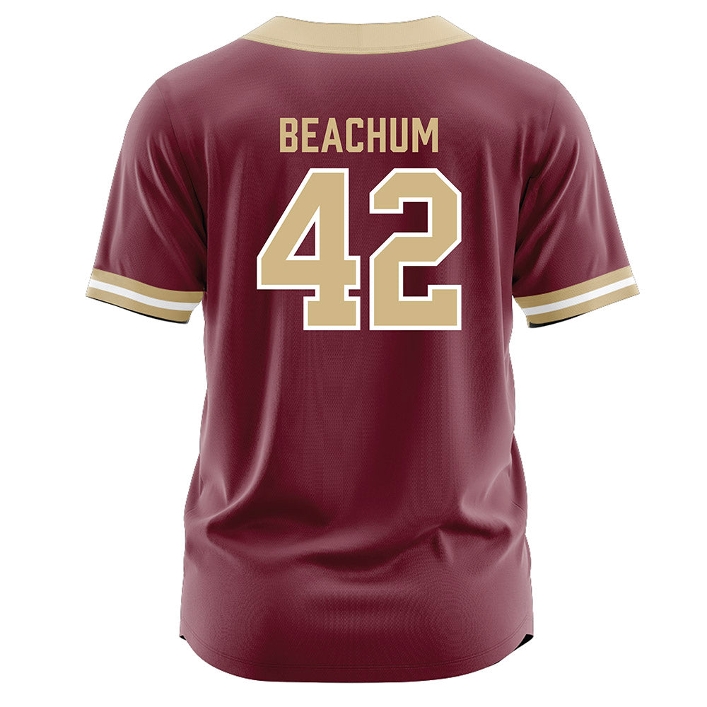 FSU - NCAA Softball : Jaysoni Beachum - Garnet Jersey-1