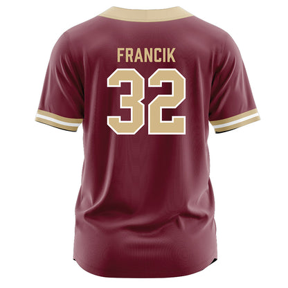 FSU - NCAA Softball : Jazzy Francik - Garnet Jersey-1