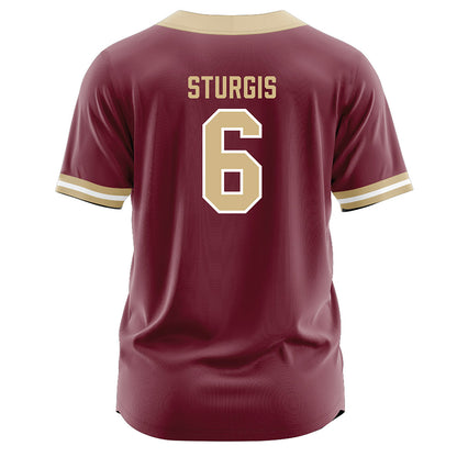 FSU - NCAA Softball : Makenna Sturgis - Garnet Jersey-1
