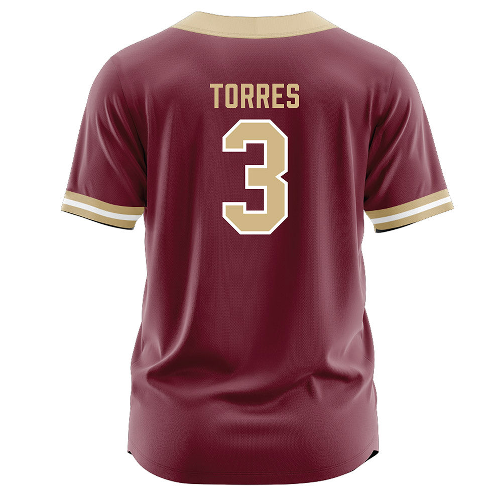 FSU - NCAA Softball : Isabella Torres - Garnet Jersey-1