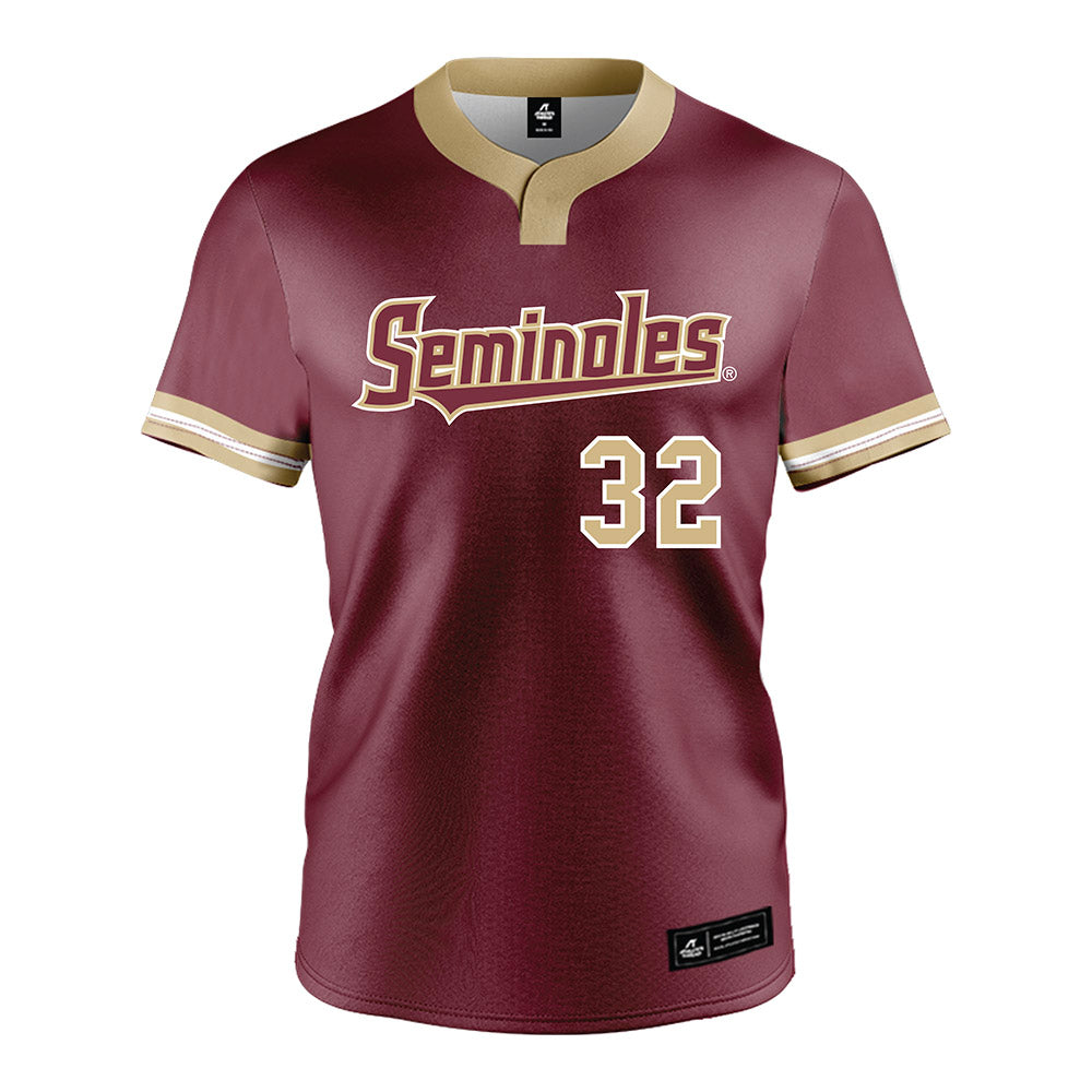 FSU - NCAA Softball : Jazzy Francik - Garnet Jersey-0