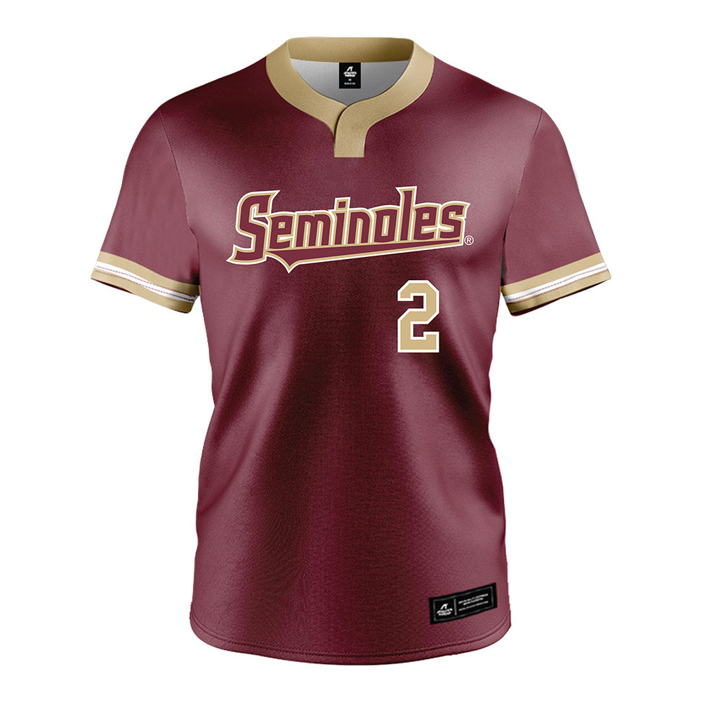 FSU - NCAA Softball : Addie DeLong - Garnet Jersey-0