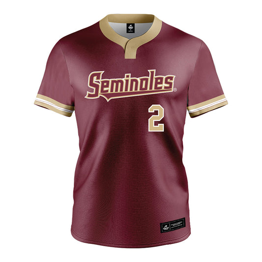 FSU - NCAA Softball : Addie DeLong - Garnet Jersey-0