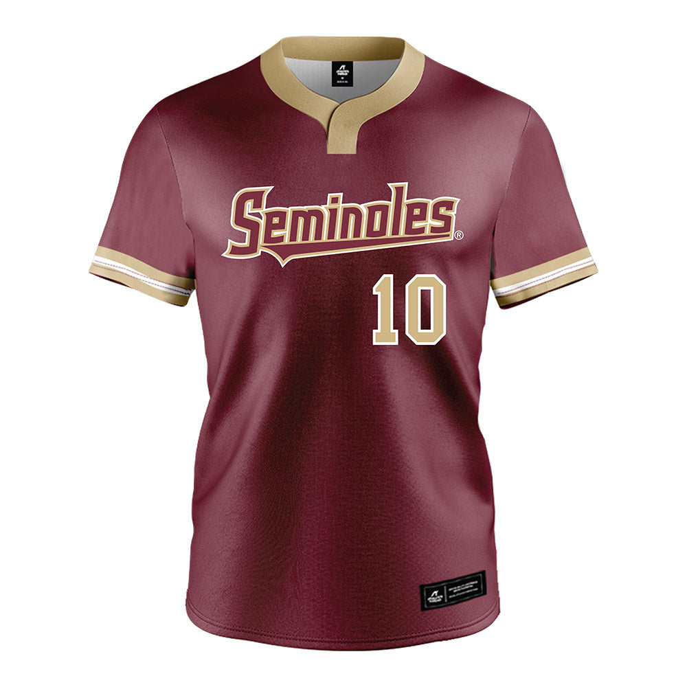 FSU - NCAA Softball : Mimi Gooden - Garnet Jersey-0