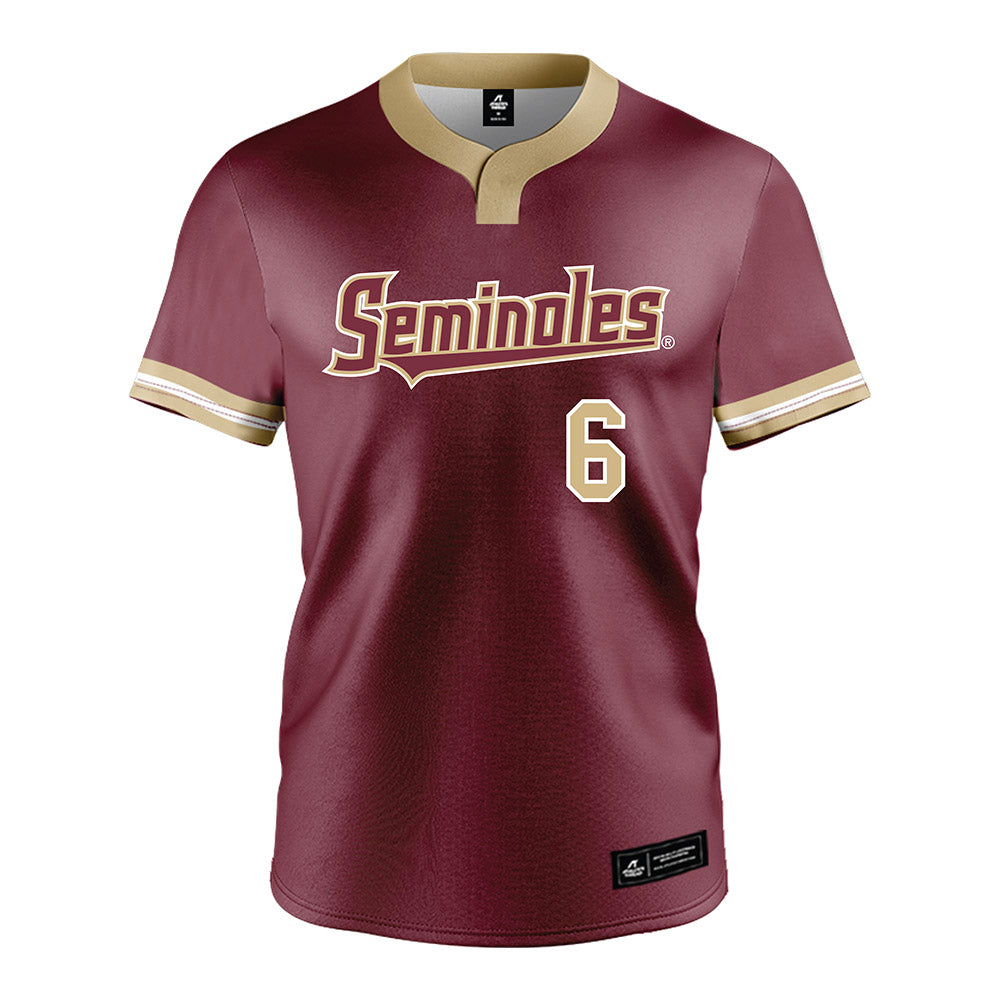 FSU - NCAA Softball : Makenna Sturgis - Garnet Jersey-0