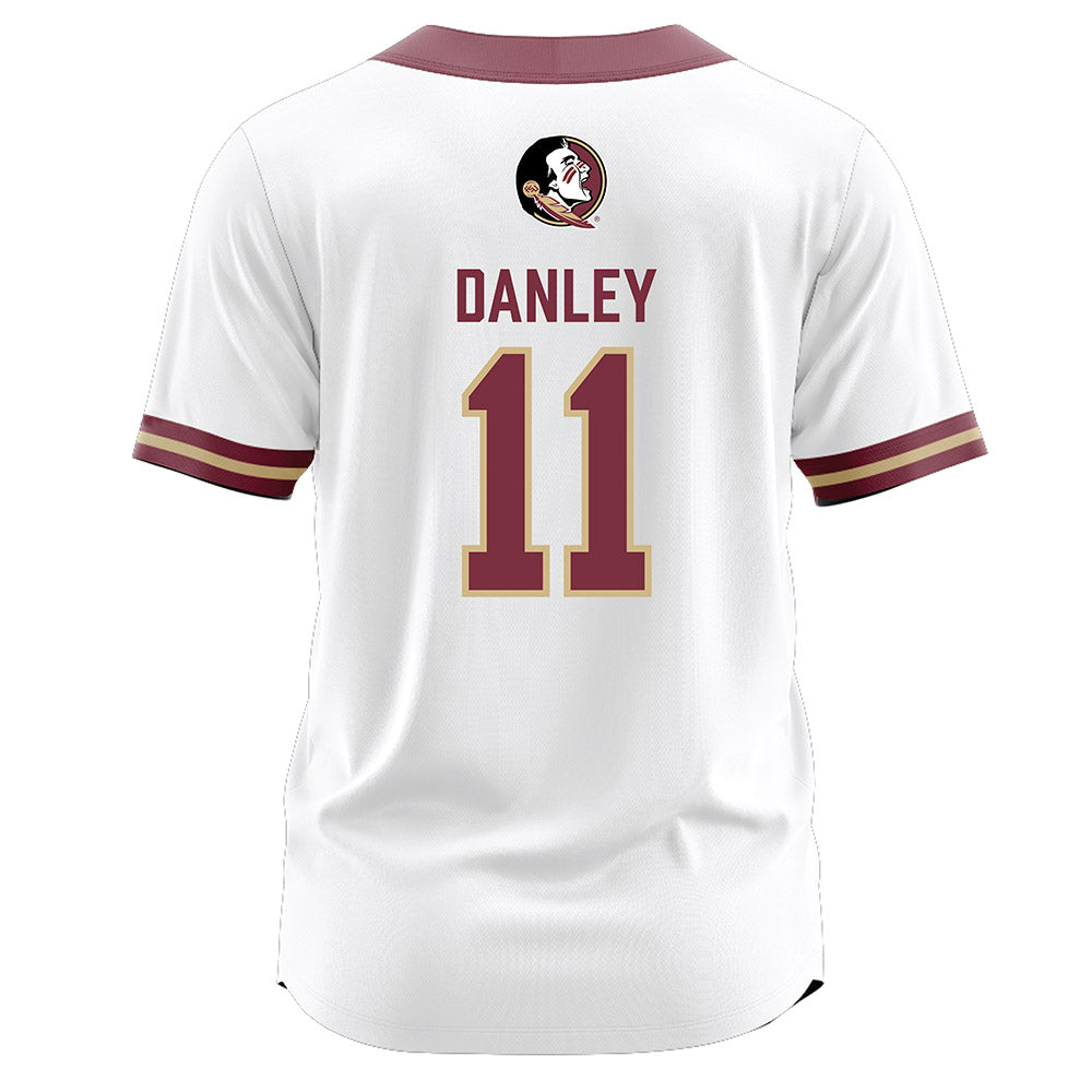 FSU - NCAA Softball : Ashtyn Danley - White Jersey-1