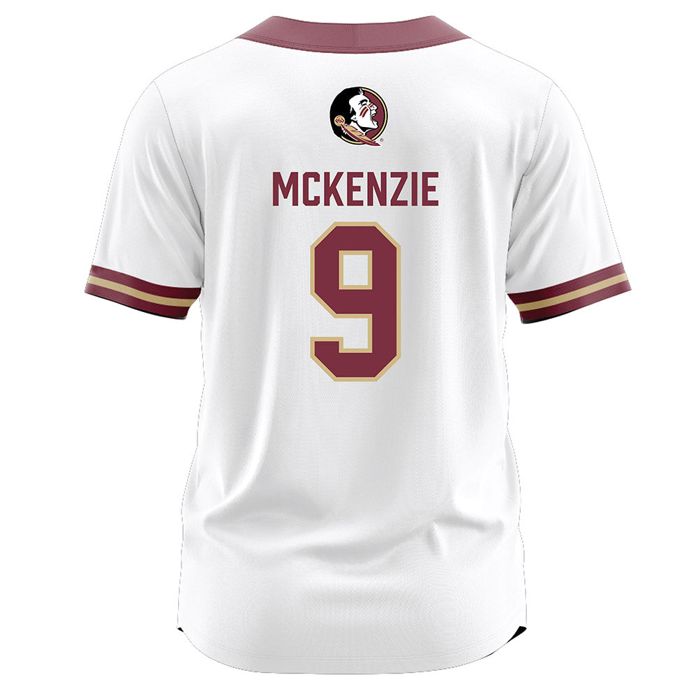 FSU - NCAA Softball : Shelby McKenzie - White Jersey-1