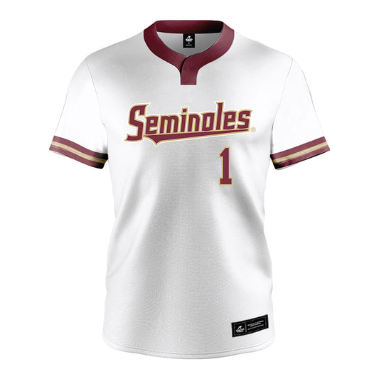 FSU - NCAA Softball : Hayley Griggs - White Jersey-0