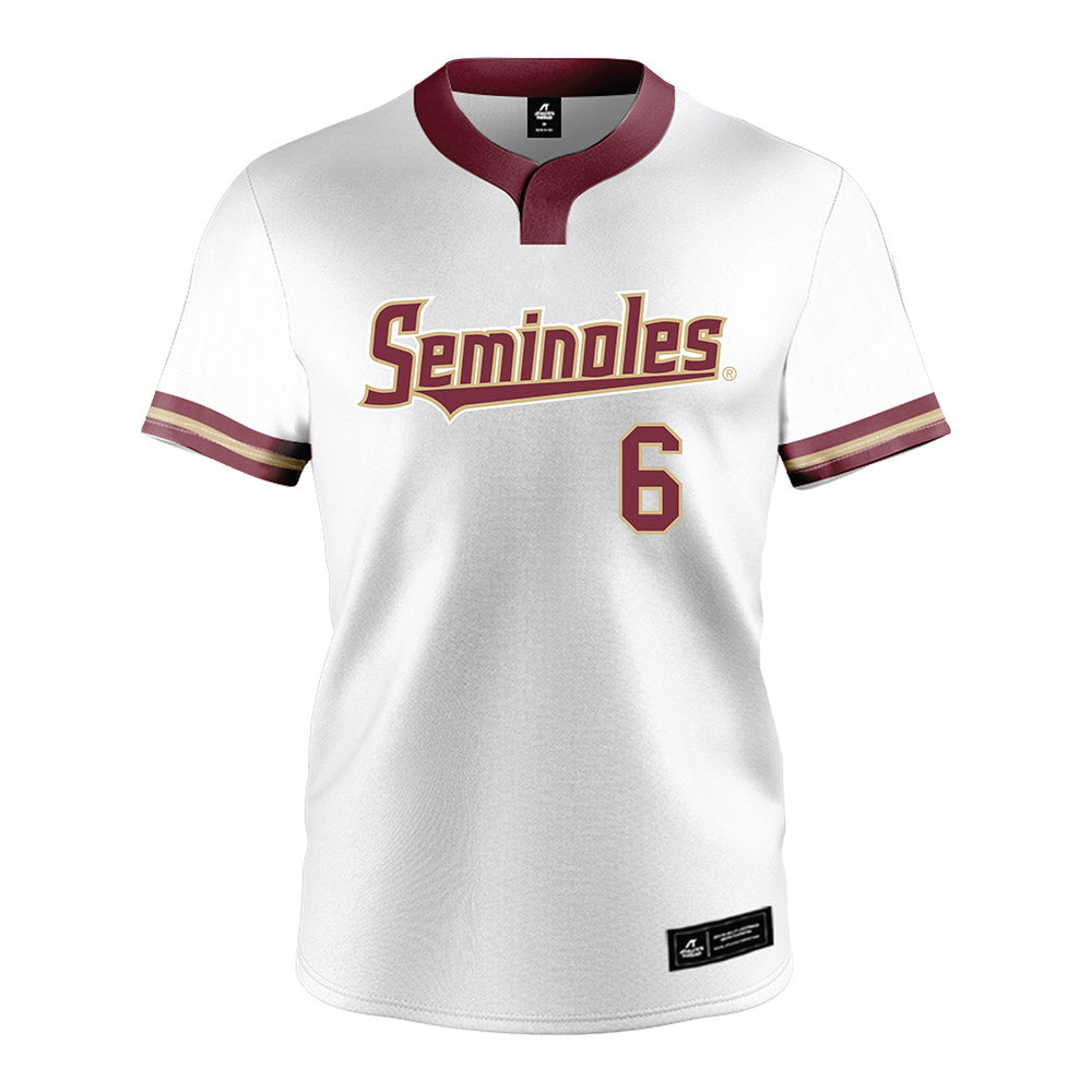 FSU - NCAA Softball : Makenna Sturgis - White Jersey-0