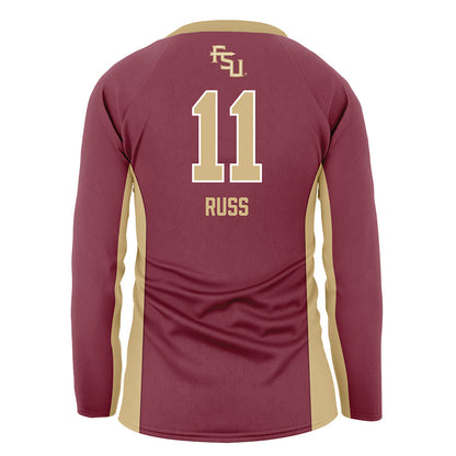FSU - NCAA Women's Volleyball : Caylan Russ - Garnet Volleyball Jersey-1