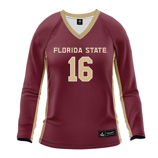 FSU - NCAA Women's Volleyball : Nenu Kpea - Garnet Volleyball Jersey-0