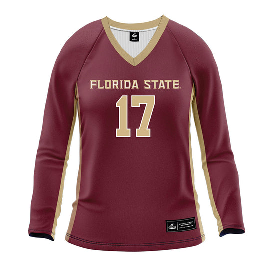 FSU - NCAA Women's Volleyball : Mio Yamamoto - Garnet Volleyball Jersey-0