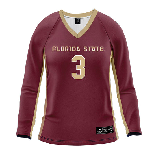 FSU - NCAA Women's Volleyball : Kelsey Perry - Garnet Volleyball Jersey-0