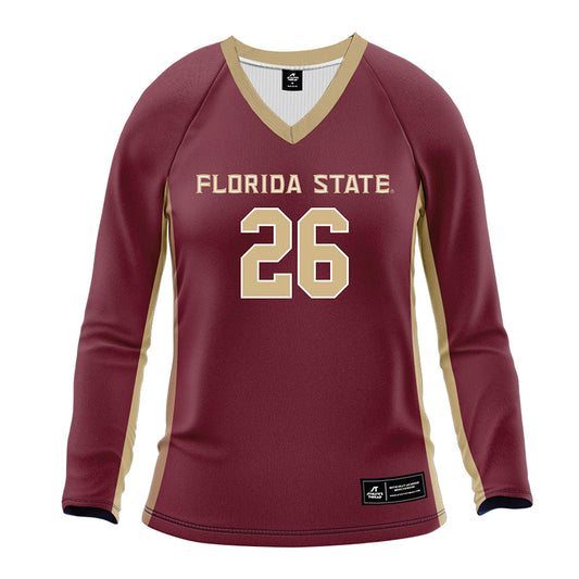 FSU - NCAA Women's Volleyball : Lexie Mason - Garnet Volleyball Jersey-0