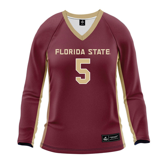 FSU - NCAA Women's Volleyball : Ariel Ross - Garnet Volleyball Jersey-0