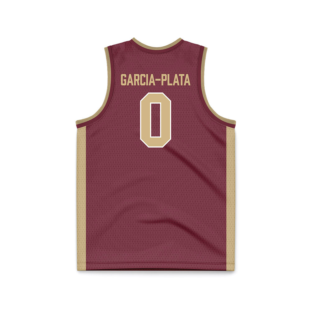 FSU - NCAA Men's Basketball : Maximo Garcia-Plata - Garnet Basketball Jersey-1