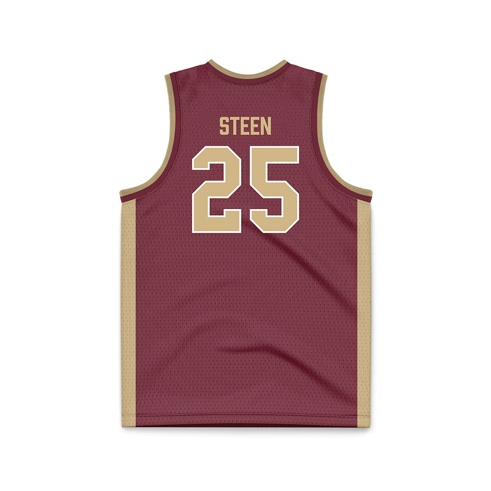 FSU - NCAA Men's Basketball : Alex Steen - Garnet Basketball Jersey-1