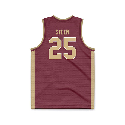 FSU - NCAA Men's Basketball : Alex Steen - Garnet Basketball Jersey-1