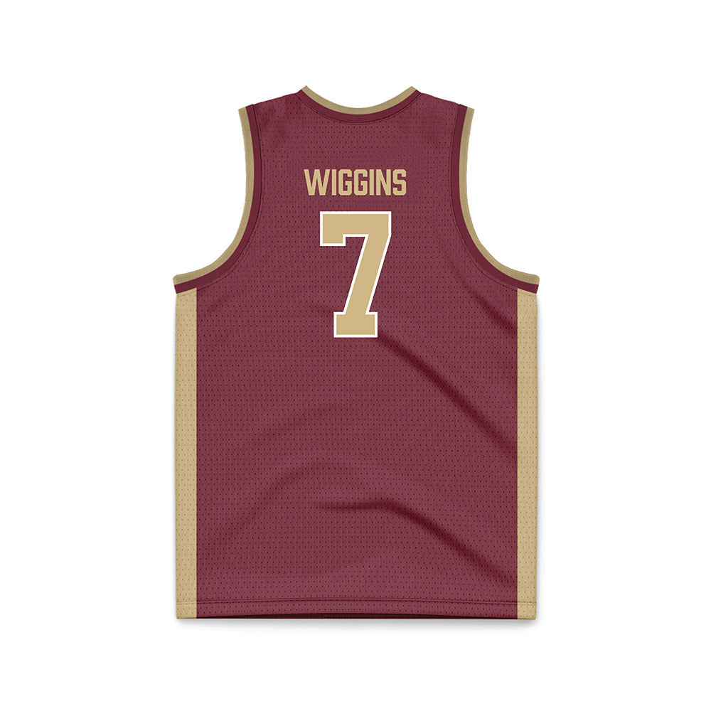 FSU - NCAA Men's Basketball : Chauncey Wiggins - Garnet Basketball Jersey-1