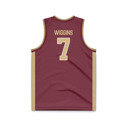 FSU - NCAA Men's Basketball : Chauncey Wiggins - Garnet Basketball Jersey-1