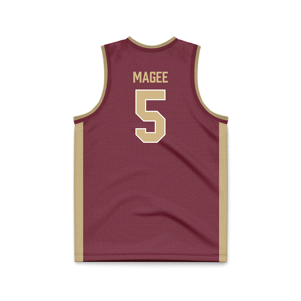 FSU - NCAA Men's Basketball : Kobe MaGee - Garnet Basketball Jersey-1