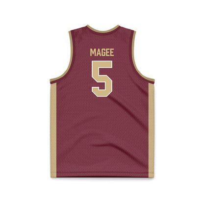 FSU - NCAA Men's Basketball : Kobe MaGee - Garnet Basketball Jersey-1