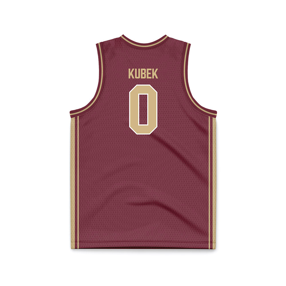 FSU - NCAA Women's Basketball : Allie Kubek - Garnet Basketball Jersey-1