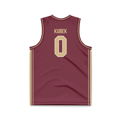 FSU - NCAA Women's Basketball : Allie Kubek - Garnet Basketball Jersey-1
