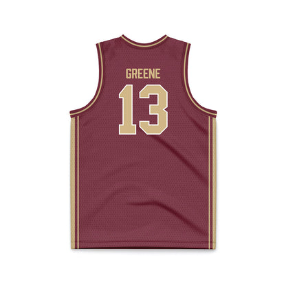 FSU - NCAA Women's Basketball : Tatum Greene - Garnet Basketball Jersey-1
