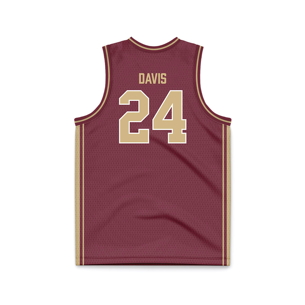FSU - NCAA Women's Basketball : Pania Davis - Garnet Basketball Jersey-1