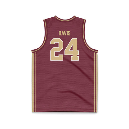 FSU - NCAA Women's Basketball : Pania Davis - Garnet Basketball Jersey-1