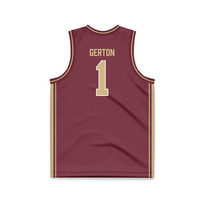 FSU - NCAA Women's Basketball : Mari Gerton - Garnet Basketball Jersey-1