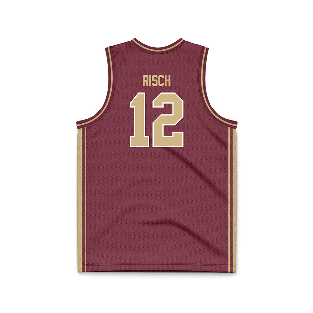 FSU - NCAA Women's Basketball : Emma Risch - Garnet Basketball Jersey-1