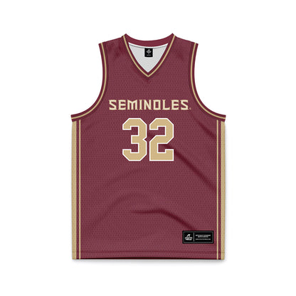 FSU - NCAA Women's Basketball : Avery Treadwell - Garnet Basketball Jersey-0