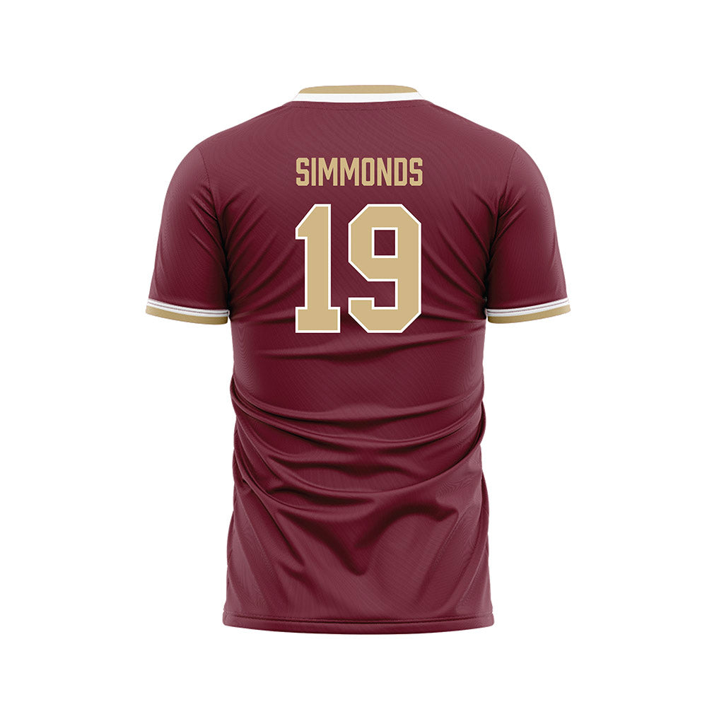 FSU - NCAA Women's Soccer : Kameron Simmonds - Garnet Soccer Jersey-1
