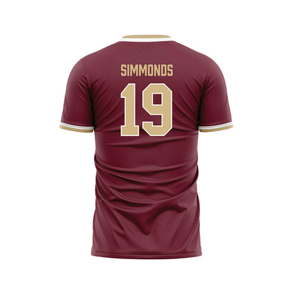FSU - NCAA Women's Soccer : Kameron Simmonds - Garnet Soccer Jersey-1
