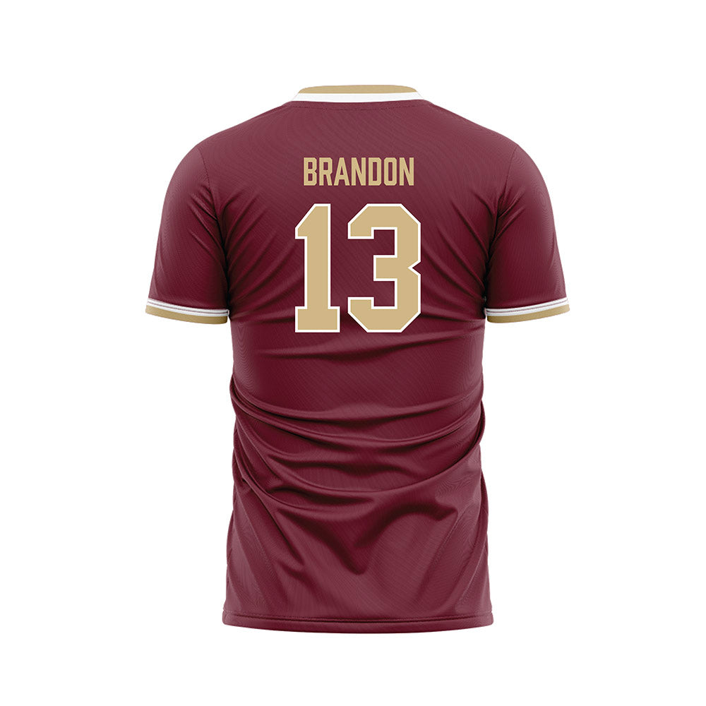 FSU - NCAA Women's Soccer : Mya Brandon - Garnet Soccer Jersey-1