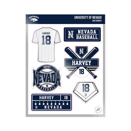 Nevada - NCAA Baseball : Jake Harvey - Sticker Sheet-0