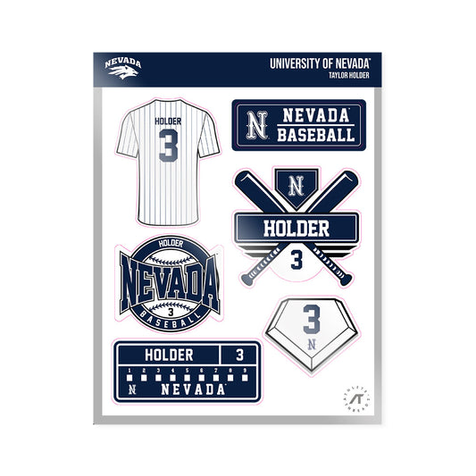 Nevada - NCAA Baseball : Taylor Holder - Sticker Sheet-0