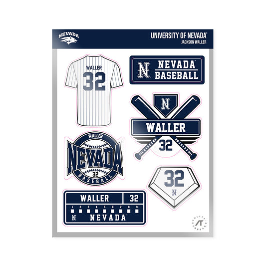Nevada - NCAA Baseball : Jackson Waller - Sticker Sheet-0