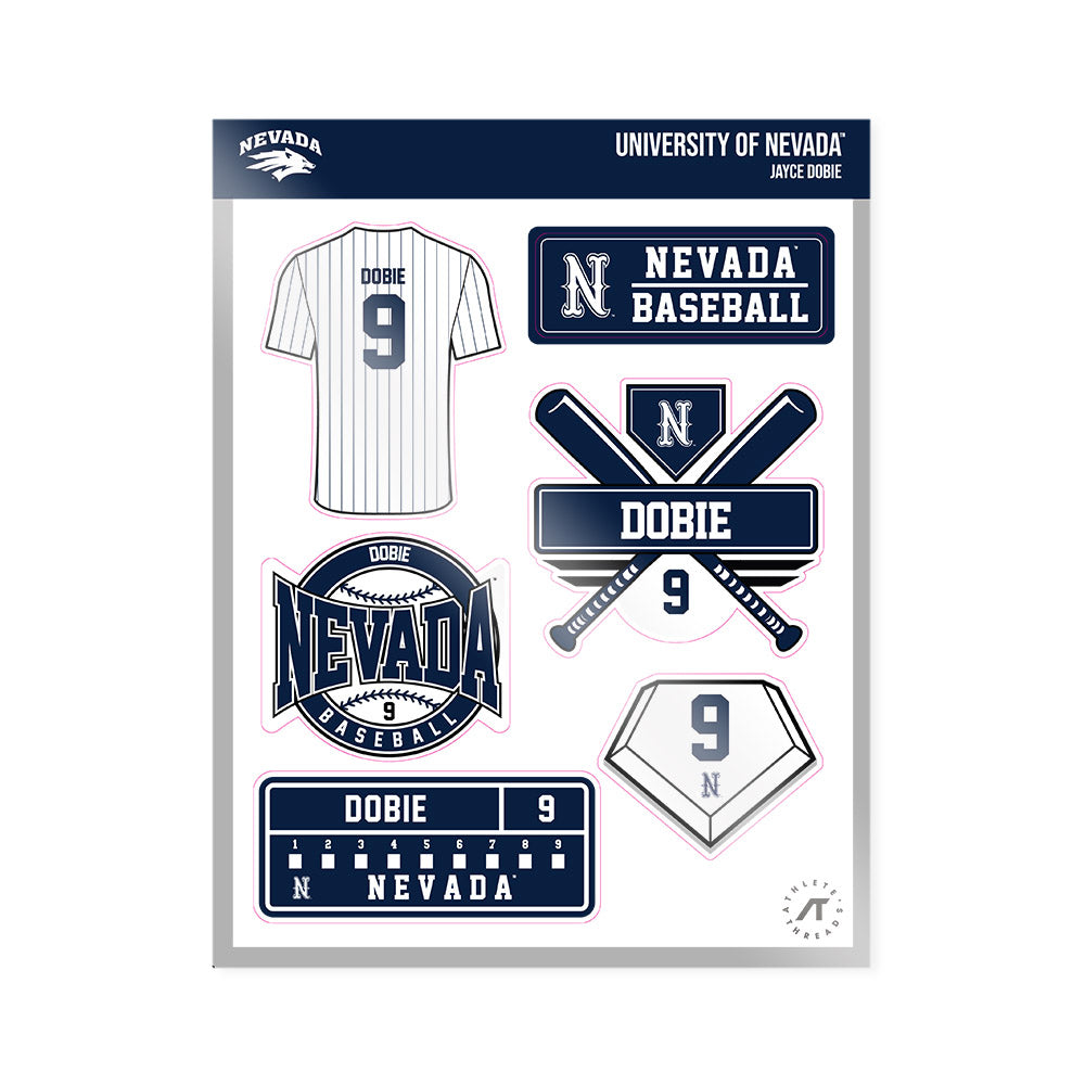 Nevada - NCAA Baseball : Jayce Dobie - Sticker Sheet-0