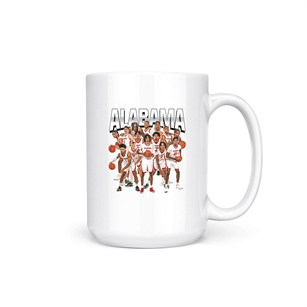 Alabama - NCAA Men's Basketball : Team Collage Coffee Mug-0