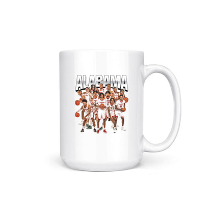 Alabama - NCAA Men's Basketball : Team Collage Coffee Mug-0